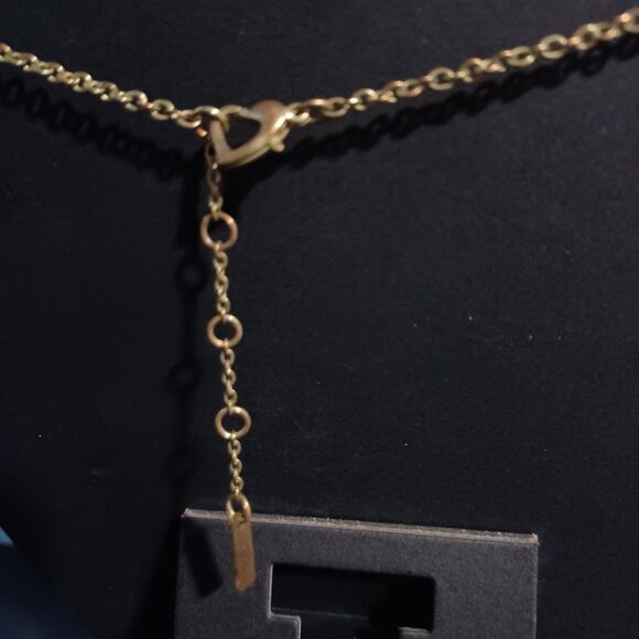 JENNIFER LOPEZ Gold-Toned Open Heart Pendant Necklace, 18" - Picture 2 of 3